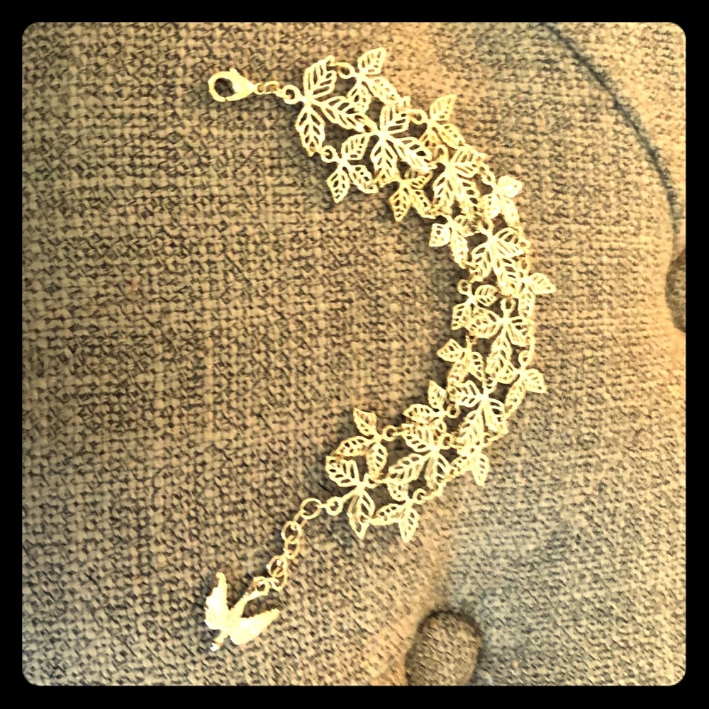 Silver leaf 🍃 bracelet